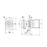 Mazak Mitsui Serial Pull Studs MAZAK MITSUI - Big-tools Industrial Supply Tools for Metal Cutting